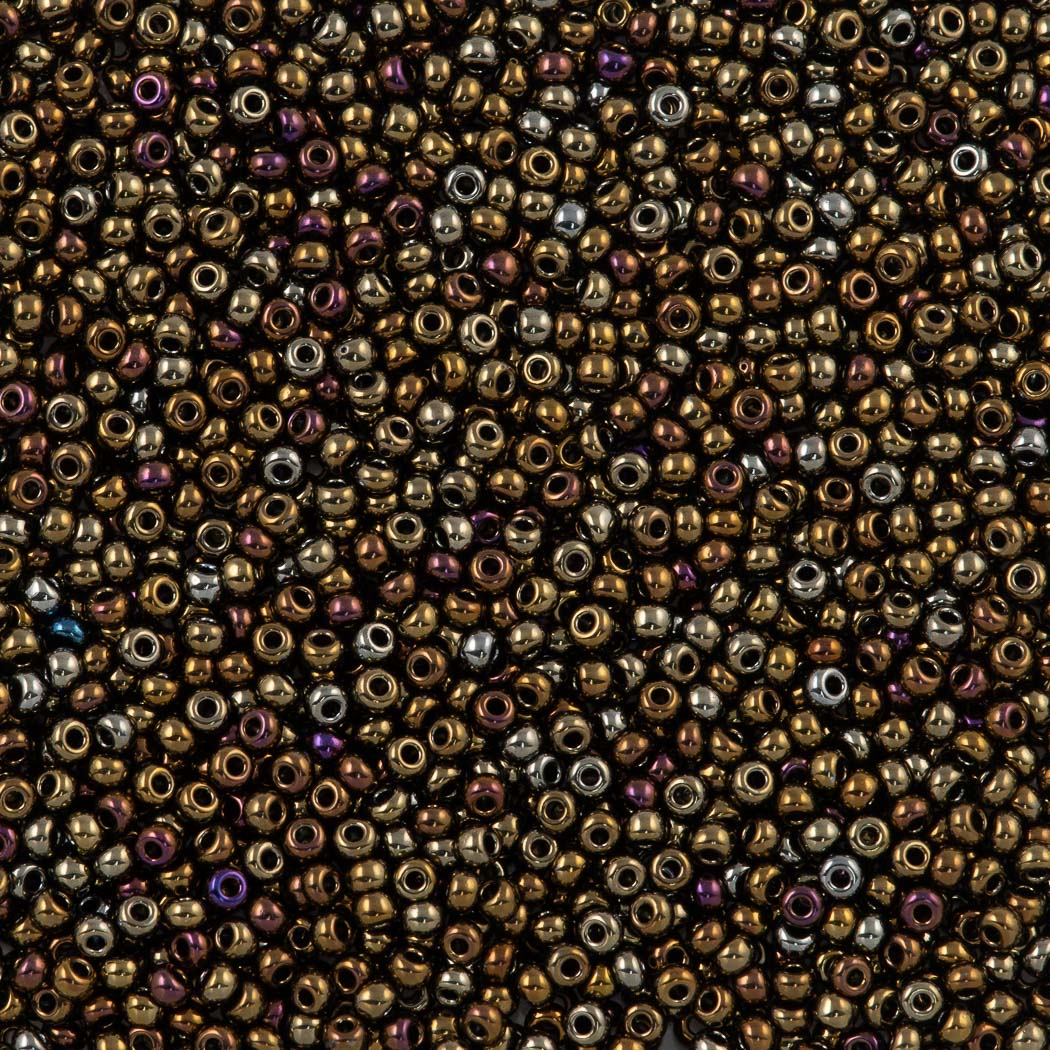 Preciosa Czech Seed Bead 8/0 Brown Iris (59115)