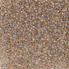Czech Seed Bead 8/0 Bronze Lined Crystal AB 50g (68506)