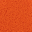 Czech Seed Bead 8/0 Orange 2-inch Tube (93140)
