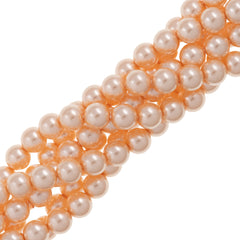 15 Preciosa Maxima 8mm Round Pearl Peach (79000)