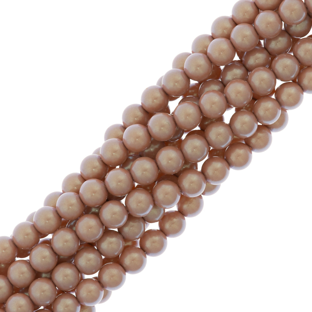 Half Pearls, 2-8 mm, Pink, 140 pc