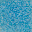 Miyuki Quarter Tila Seed Bead Transparent Matte Light Blue AB (148FR)