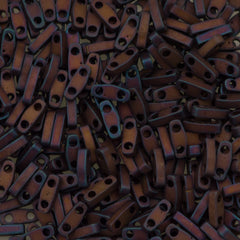 Miyuki Quarter Tila Seed Bead Matte Metallic Copper 7g Tube (2005)