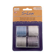 Apparition 4pc Mix S-Lon Bead Cord Mix 77 Yard Spool .5mm TEX 210