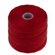 Shanghai Red S-Lon Bead Cord 77 Yard Spool .5mm TEX 210