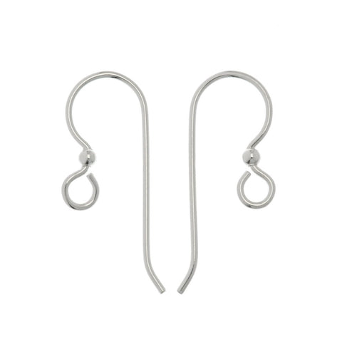 TierraCast French Hook Ear Wire Sterling Silver large loop with