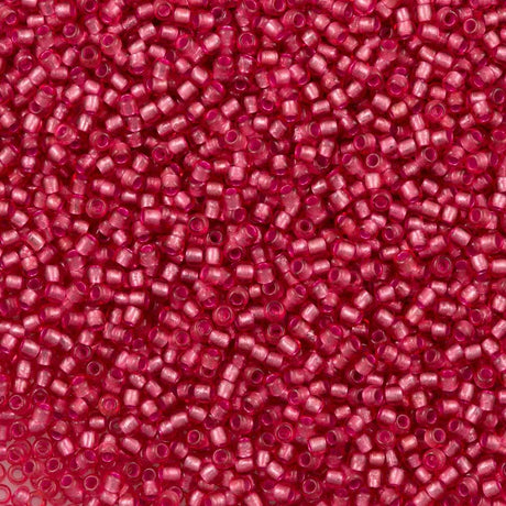 Toho Round Seed Bead 11/0 Silver Lined Almond Blossom 2.5-inch Tube (2201)