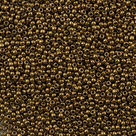 50g Toho Round Seed Bead 11/0 Antique Bronze (223)