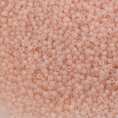 Toho Round Seed Bead 11/0 Transparent Matte Champagne AB 2.5-inch Tube (169F)