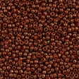 50g Toho Round Seed Bead 11/0 Gilded Marble Orange (1707)