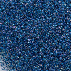 50g Toho Round Seed Beads 11/0 Inside Color Lined Dark Capri (193)
