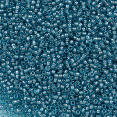 50g Toho Round Seed Bead 11/0 Inside Color Lined Aqua (285)