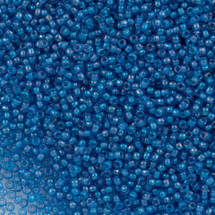 Toho Round Seed Bead 11/0 Inside Color Lined Sapphire Blue (309)