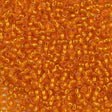 Toho Round Seed Bead 11/0 Silver Lined Tangerine (30B)