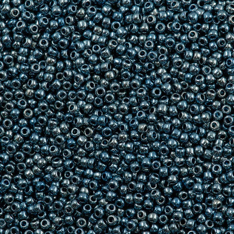 Toho Round Seed Bead 11/0 Galvanized Peacock Blue (511)