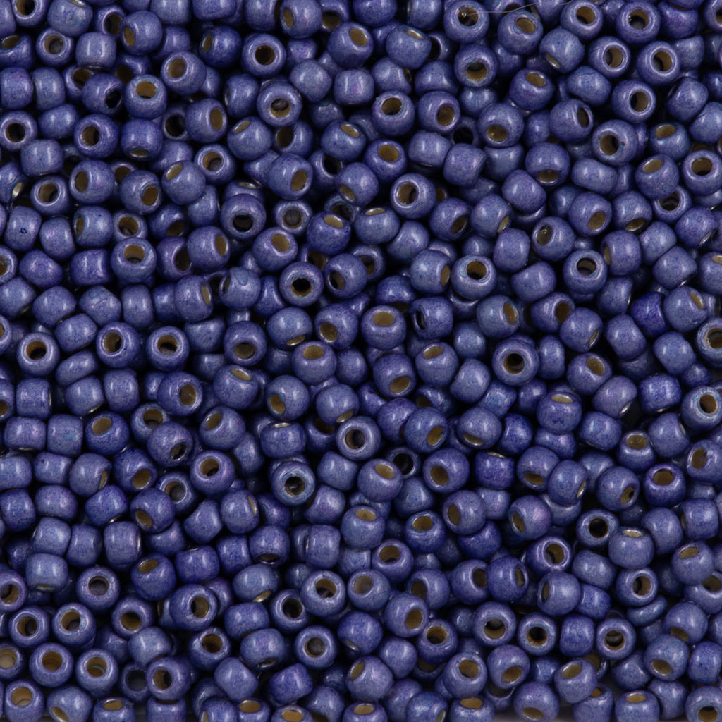 Toho Round Seed Bead 11/0 PermaFinish Matte Metallic Polaris (567PFF)