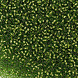 50g Toho Round Seed Beads 11/0 Copper Lined Peridot (742)
