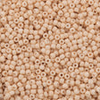 Toho Round Seed Bead 11/0 Opaque Matte Ivory 2.5-inch Tube (763)