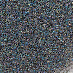 50g Toho Round Seed Beads 11/0 Inside Color Lined Gray AB (783)