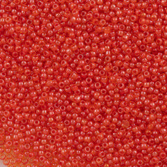 50g Toho Round Seed Beads 11/0 Hyacinth Inside Color Lined Siam (958)