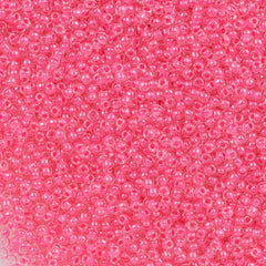 Toho Round Seed Bead 11/0 Inside Color Lined Ballerina Pink 2.5-inch Tube (987)