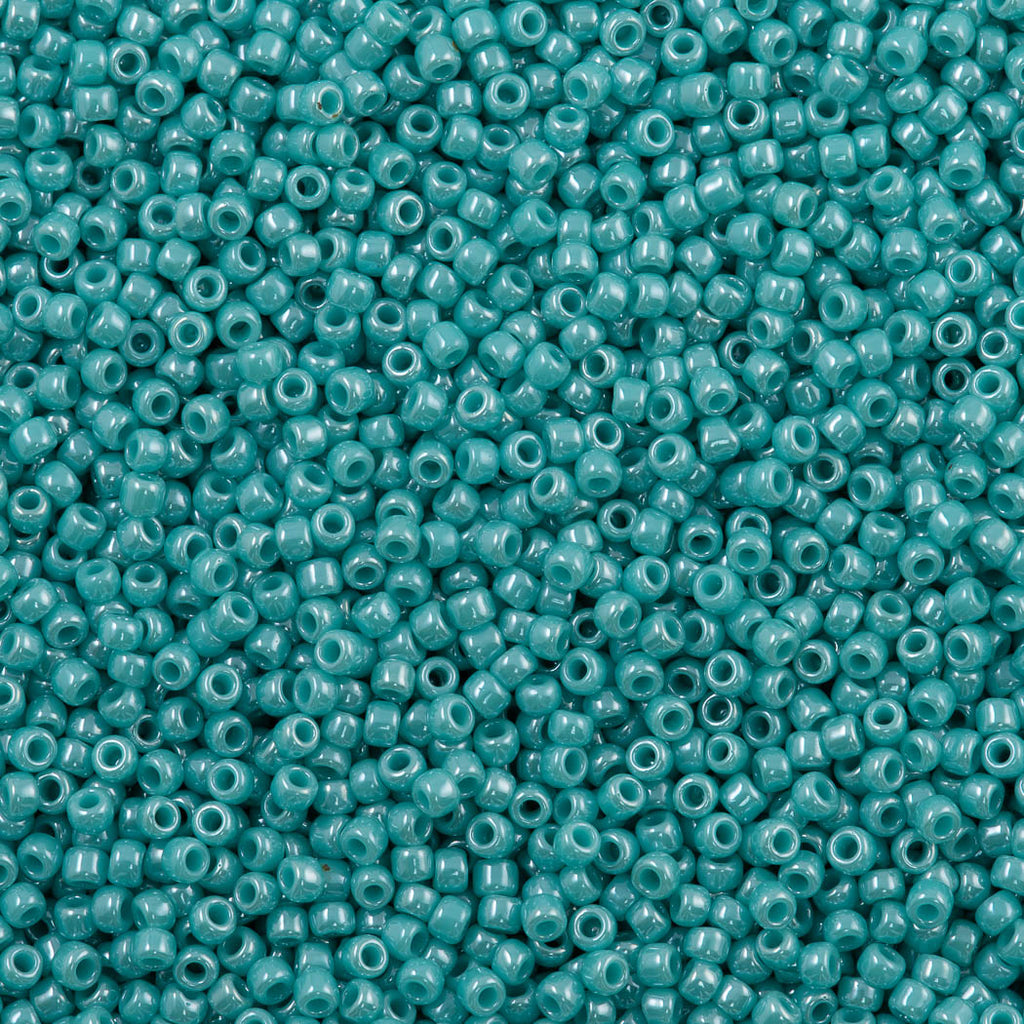 50g Toho Round Seed Bead 8/0 Opaque Luster Sea Foam (132)