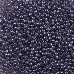 Toho Round Seed Bead 11/0 Transparent Sugar Plum Luster 19g Tube (136)