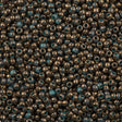 Toho Round Seed Bead 11/0 Gilded Marble Turquoise 2.5-inch Tube (1703)