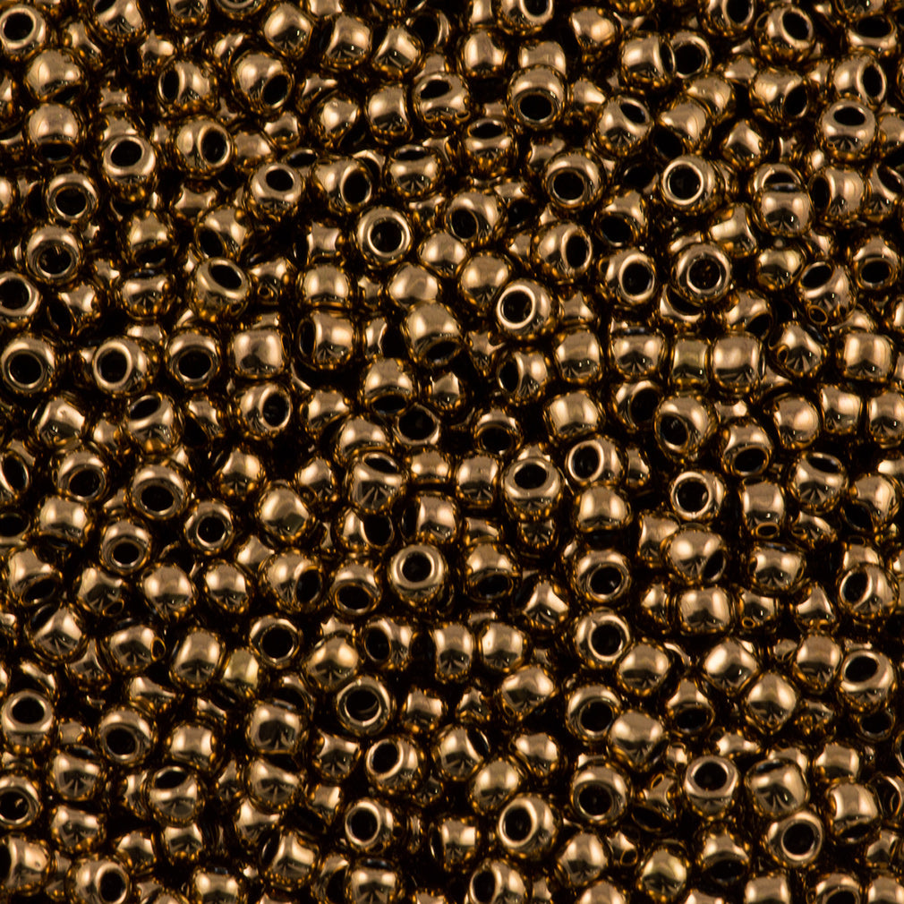 50g Toho Round Seed Beads 11/0 Bronze (221)