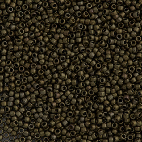Toho Round Seed Bead 11/0 Bronze Antique Gold (225)