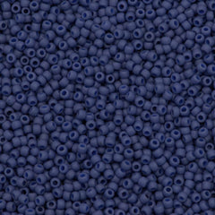 Toho Round Seed Bead 11/0 Semi-Glazed Soft Blue 2.5-inch Tube (2606F)