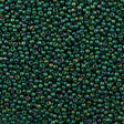 50g Toho Round Seed Bead 11/0 Gold Luster Green (322)
