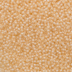 50g Toho Round Seed Bead 11/0 Inside Color Lined Cream (352)