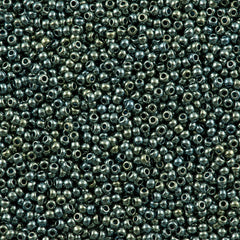 Toho Round Seed Bead 11/0 Higher Metallic Sea Green 19g Tube (512)