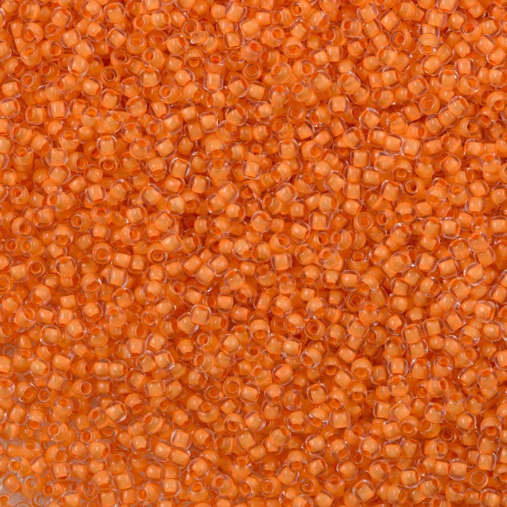 Toho Round Seed Bead 11/0 Inside Color Lined Apricot (963)