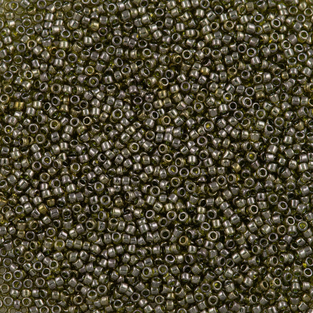 Toho Round Seed Bead 15/0 Gold Luster Green Tea (457)