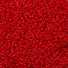 Toho Round Seed Bead 15/0 Opaque Cherry (45A)