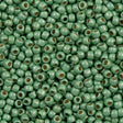 50g Toho Round Seed Beads 6/0 PermaFinish Matte Galvanized Seafoam (560-PFF)