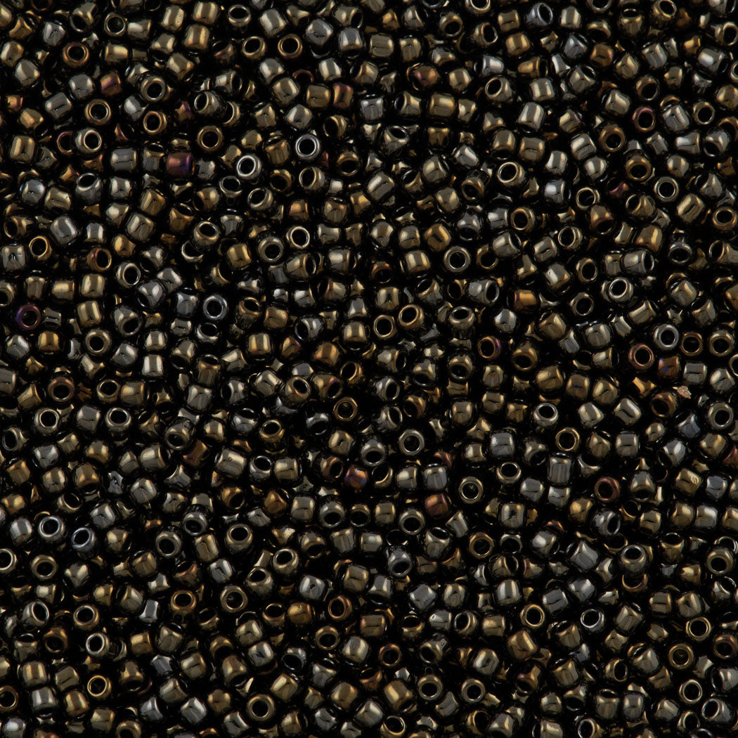 50g Toho Round Seed Beads 6/0 Metallic Bronze Iris (83)