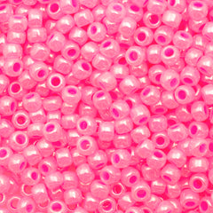 Toho Round Seed Beads 6/0 Ceylon Hot Pink (910)