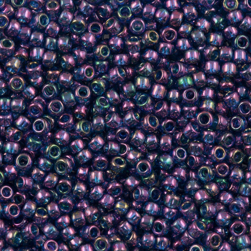 Toho Round Seed Bead 8/0 Gold Luster Moon Shadow 2.5-inch tube (328)