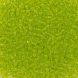 50g toho Round Seed Bead 8/0 Transparent Lime (4)