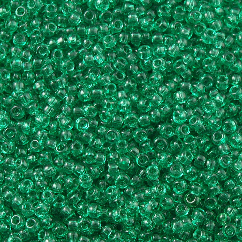 Toho Round Seed Bead 8/0 Transparent Soft Green (72)