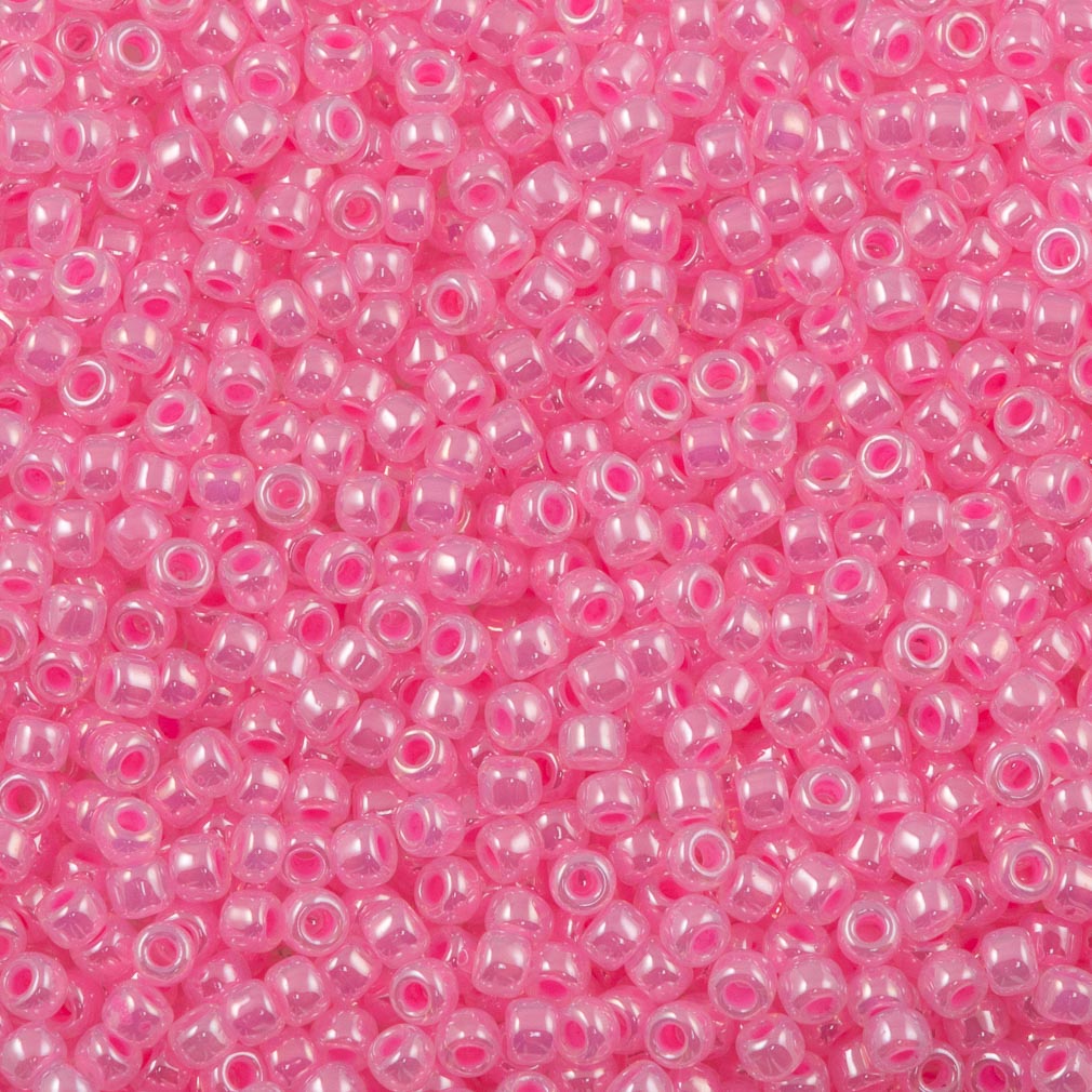 Toho Round Seed Bead 11/0 Ceylon Cotton Candy 2.5-inch Tube (909)