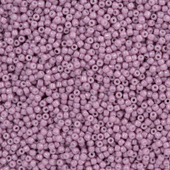 50g Toho Round Seed Bead 11/0 Opaque Luster Rose Pink (127)