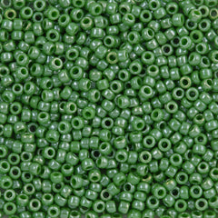 Toho Round Seed Bead 11/0 Opaque Luster Mint Green 2.5-inch Tube (130)