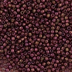 50g Toho Round Seed Beads 11/0 Gold Luster Wild Berry (331)