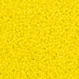 50g Toho Round Seed Beads 11/0 Opaque Yellow (42)
