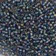Toho Round Seed Bead 11/0 Inside Color Lined Gold Blue AB (997)