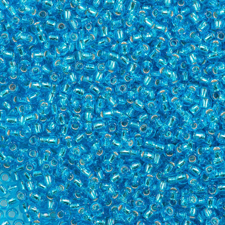 Toho Round Seed Bead 8/0 Silver Lined Caribbean (23B)